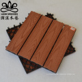 Wood Plastic Composite Decking DIY Tile Interlock Terrace WPC Decking Tile